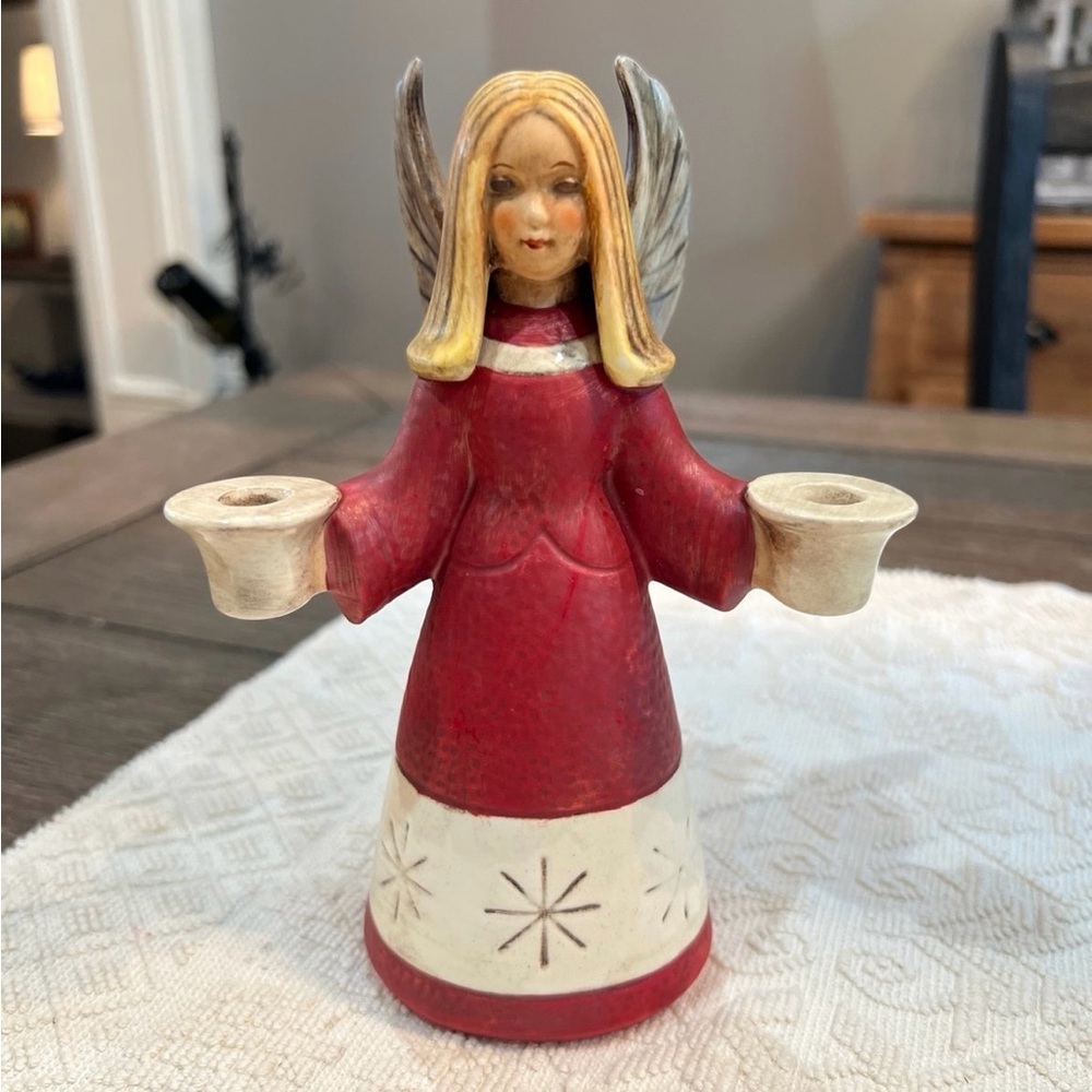 W. GOEBEL, WEST GERMANY 1966 ANGEL CANDLEHOLDER NUMBERED HX327